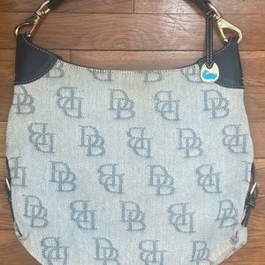 DOONEY & BOURKE Signature Monogram Hobo Bag